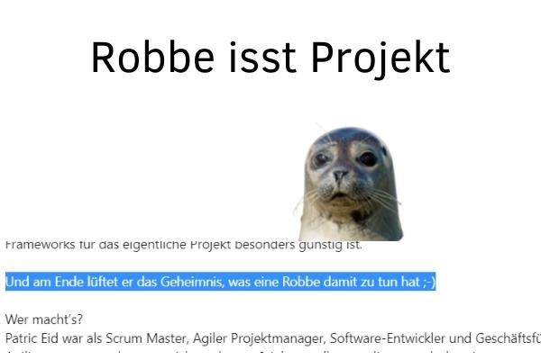 Die Robbe ist ein Raubtier